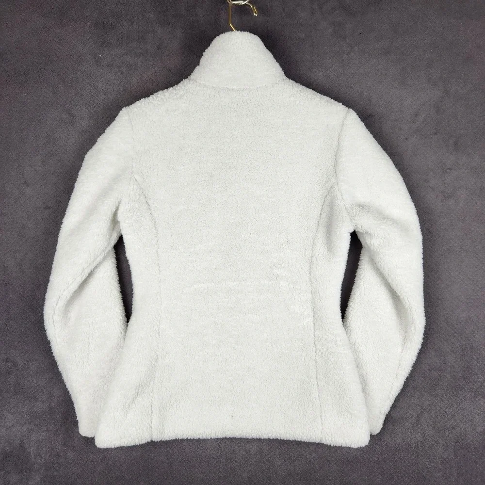 Patagonia Los Gatos Full Zip Fleece Jacket Womens Small White 25211 Slim Fit - Picture 2 of 10